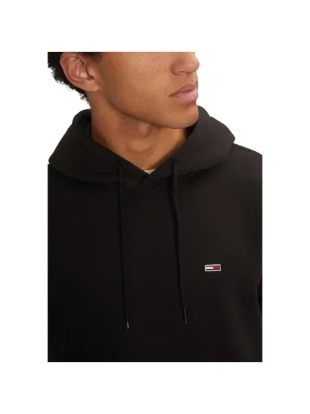 Hanorac cu glugă Tommy Hilfiger negru