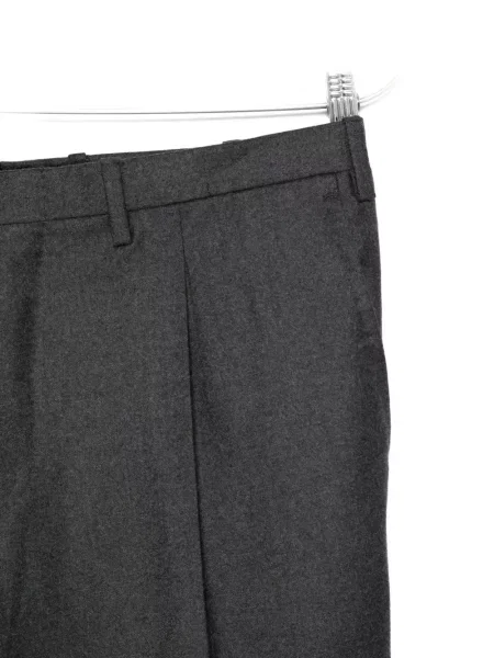 Vlněné kalhoty Kiton šedé