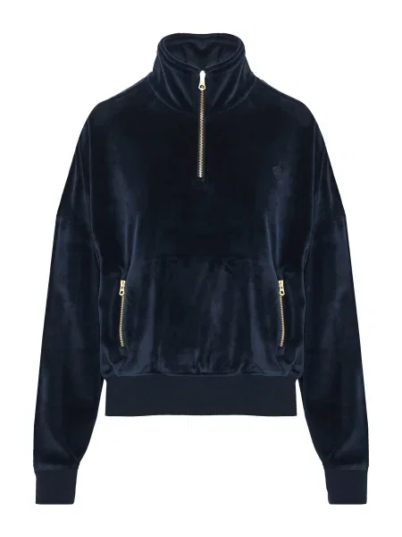 Funky Buddha Pulover închis albastru