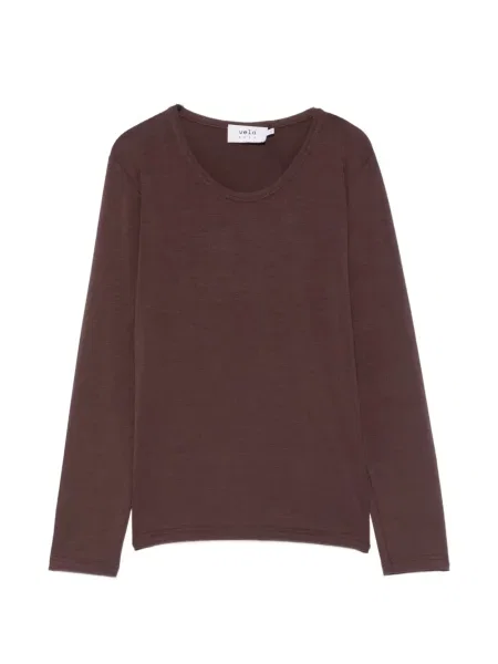 Lung tricou Vela Shop maro