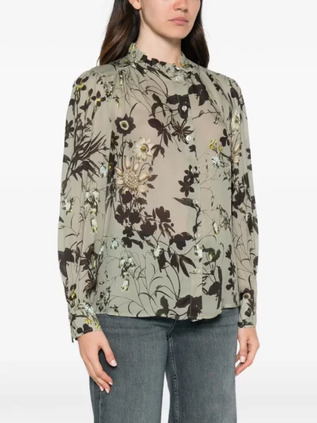Bluză Marc O'polo cu model floral cu imagine verde