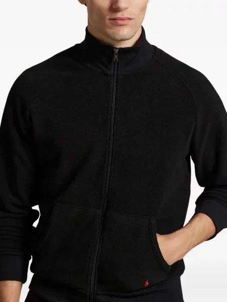 Șapcă Polo Ralph Lauren de mătase cu broderie cu dungi negru