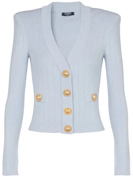 Cardigan Balmain albastru