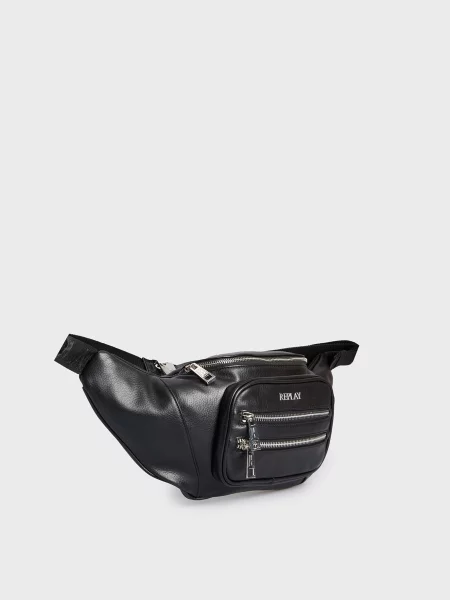 Поясна сумка Replay чорна