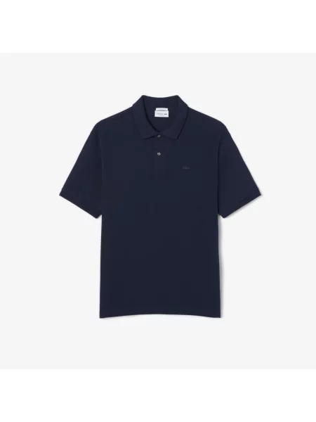Lacoste Koszulka Polo O Luźnym Kroju Z Grubej Piki niebieski