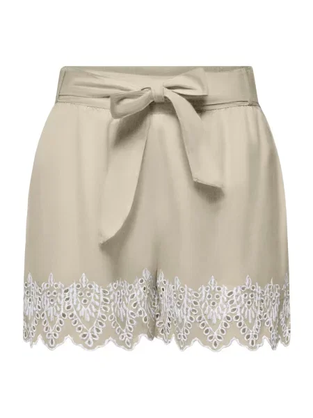 ONLY Hlače ONLTULUM kamen bela