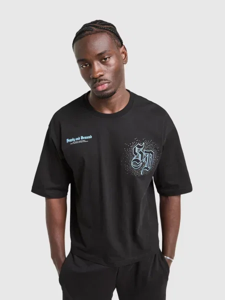 Supply&demand T-Shirt Finkly czarna
