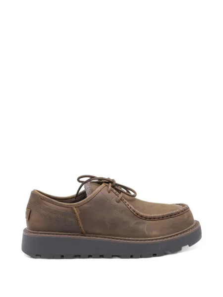 Pantofi Ugg cu șireturi din dantelă maro