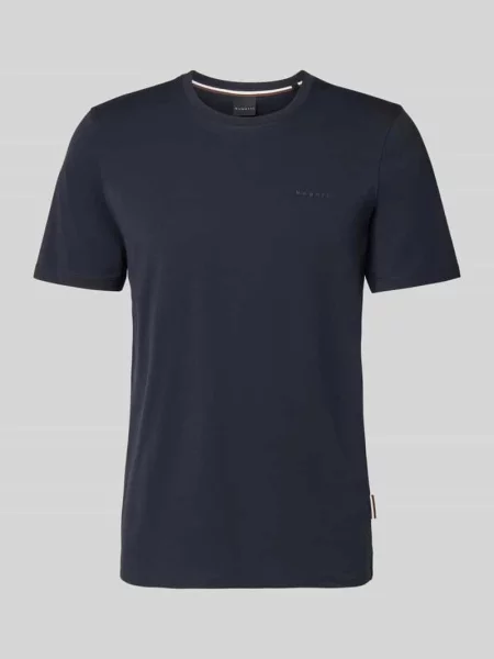 T-shirt z detalem z logo Bugatti