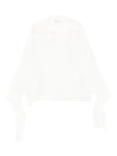 Bluză Lanvin de mătase alb