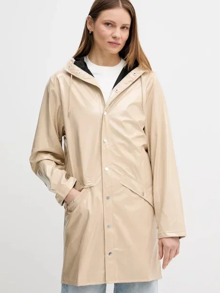 Rains geacă Long Jacket W3 bej