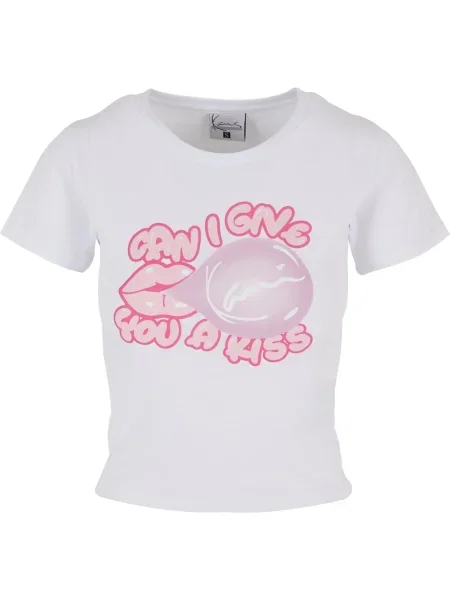 Karl Kani Tricou Bubblegum mov liliachiu / roz / roz alb