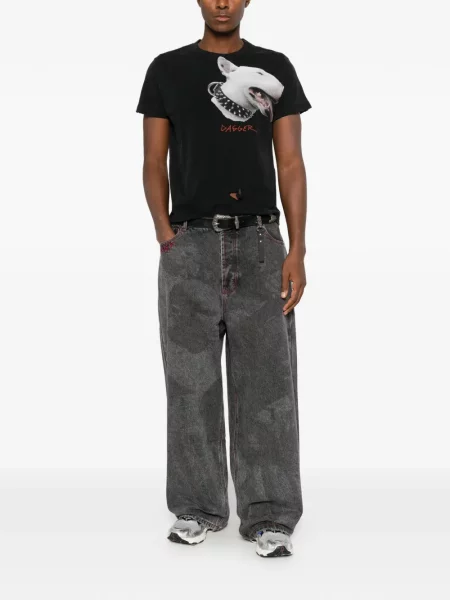 Tricou Dagger zdrențuiți negru