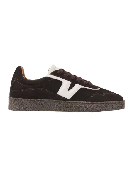 Sneakersy Via Vai skórzane brązowe