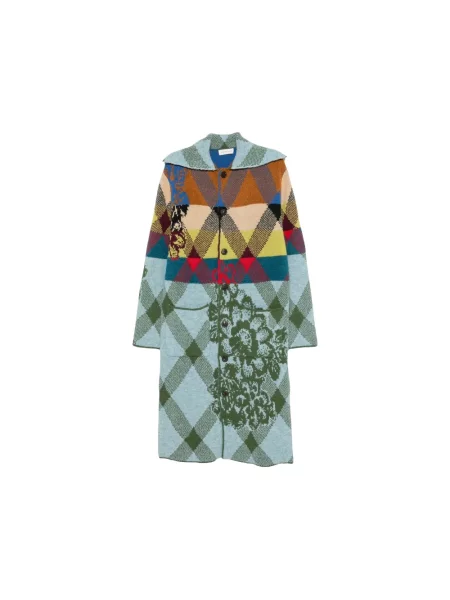 Sweter Dries Van Noten w kwiatki z nadrukiem