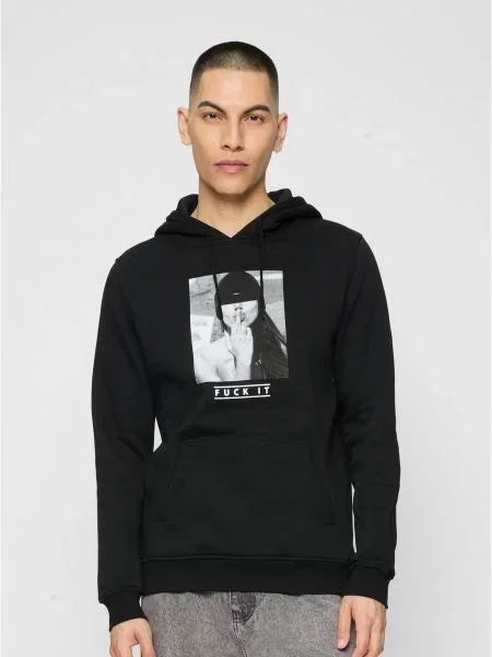 Bluza z kapturem Mister Tee czarna