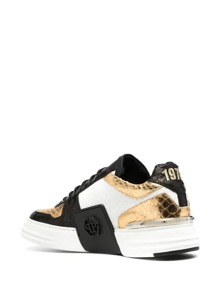 Šněrovací krajkový top Philipp Plein černý