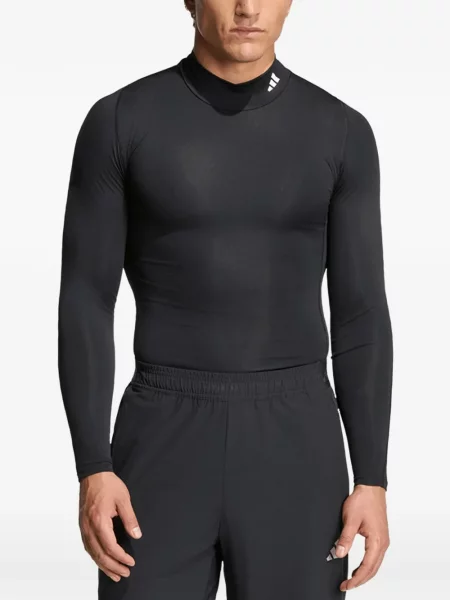 Sală de gimnastică lung tricou Adidas cu mâneci lungi negru