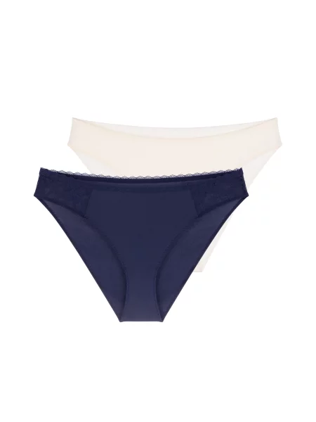 Dorina Slip fildeş / marin albastru