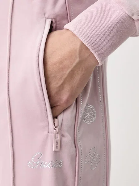 Велюровые спортивные штаны Guess