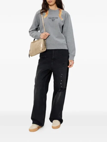 Hanorac Mm6 Maison Margiela cu imagine gri