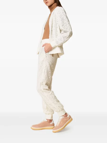 Pantaloni de jogging Twinset din dantelă