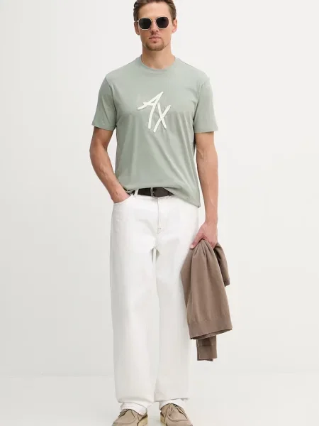 Póló Armani Exchange zöld