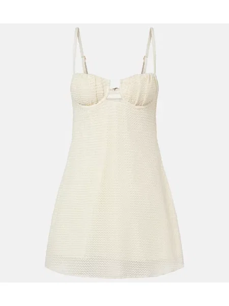 Dzianinowa sukienka dzianinowa Montce biała