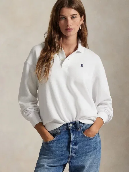 Polo Ralph Lauren hanorac pentru femei cu alb