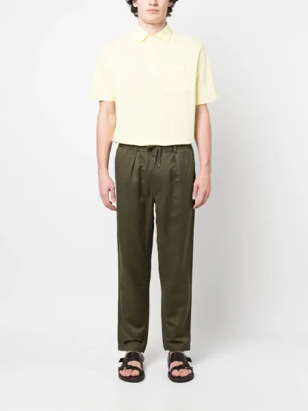 Вълнено дънково яке Polo Ralph Lauren с качулка жълто