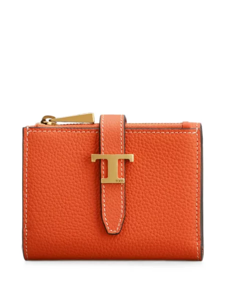 Portofel Tod's din piele portocaliu