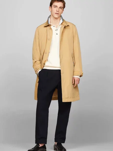 Тренч Tommy Hilfiger бежевий