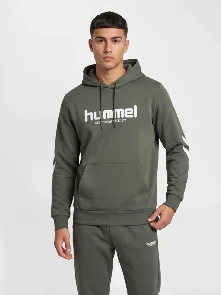 Bluza z kapturem Hummel Legacy szara
