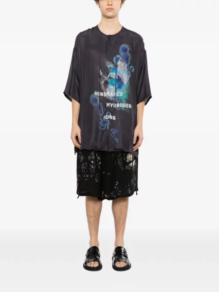 Scurt cămașă Yohji Yamamoto gri