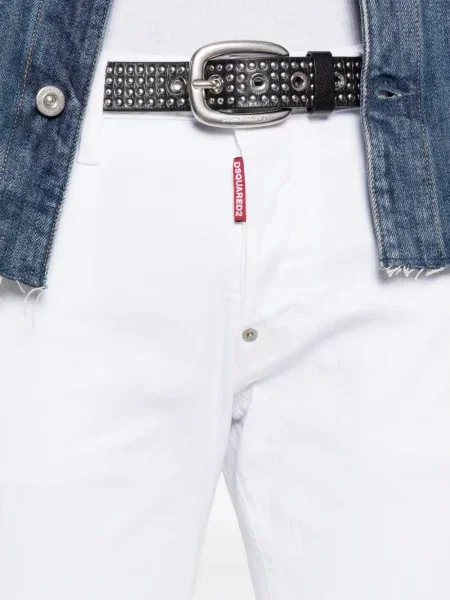 Blugi skinny Dsquared2 alb