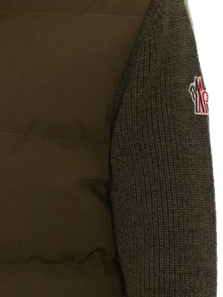 Kardiganas Moncler Grenoble žalia