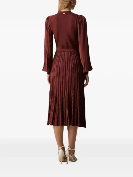 Lung rochie Twinset tricotate roșu