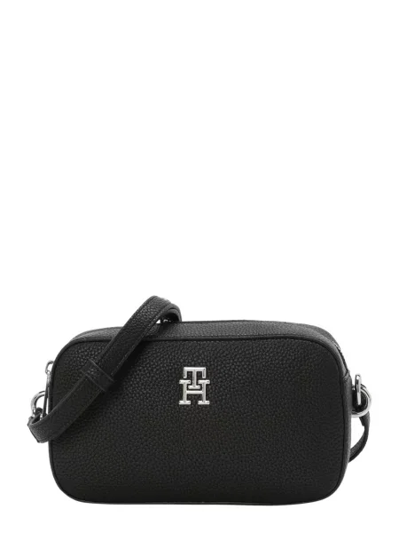 Tommy Hilfiger Geantă Th Emblem Camera Bag negru