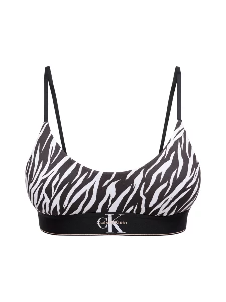 Calvin Klein Underwear Sutien negru alb