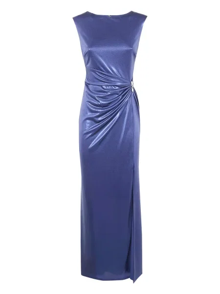 Rochie Lauren Ralph Lauren drapată de costum albastru
