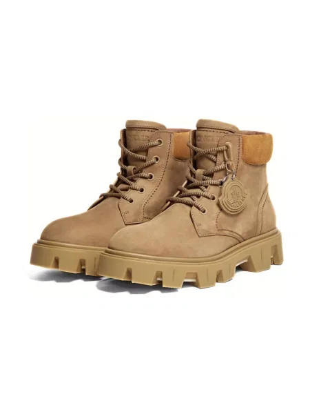 Botki Moncler beżowe