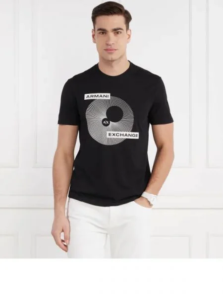 Armani Exchange Tricou negru