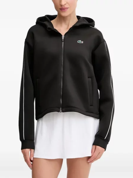 Geacă Lacoste cu dungi negru