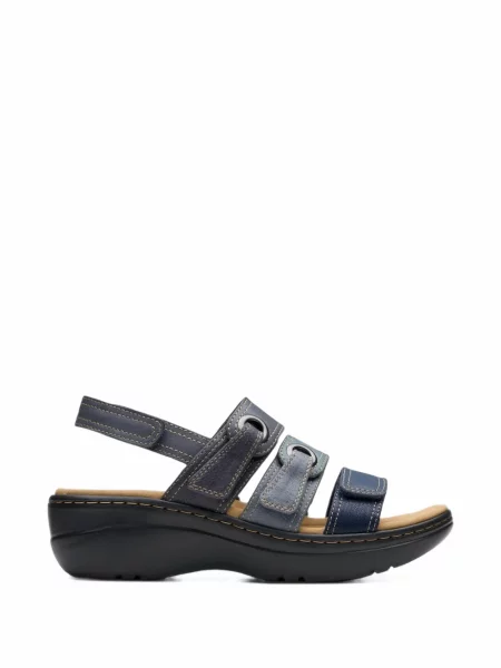 Sandale Clarks Originals cu bretele albastru