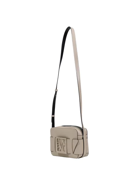 ARMANI EXCHANGE Torba za čez ramo pesek črna