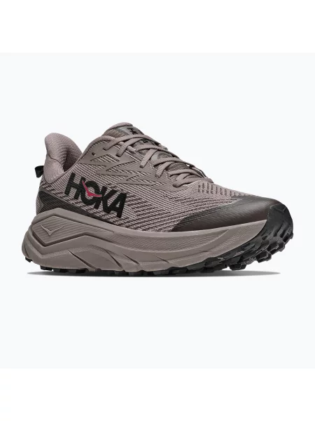 Încălțăminte de alergare pentru bărbați HOKA Challenger 8 GTX pebble grey/boulder grey gri