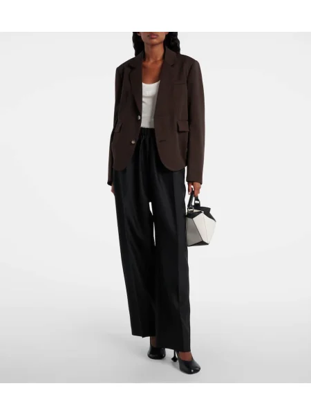 Pantaloni Loewe de lână negru