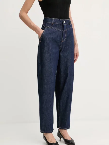 Liu Jo jeansy high waist granatowe