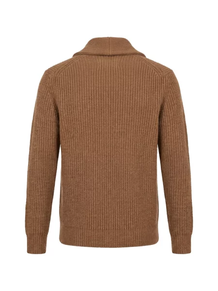 Gulerat cardigan Drumohr maro