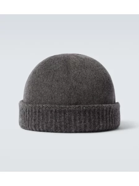 Кашмирена шапка Loro Piana сиво